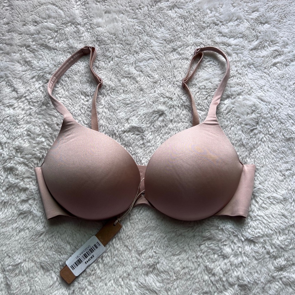 SKIMS Ultimate Push Up Plunge Bra Mica Pink BA-PLG-9214 Women's Size 32C NWT